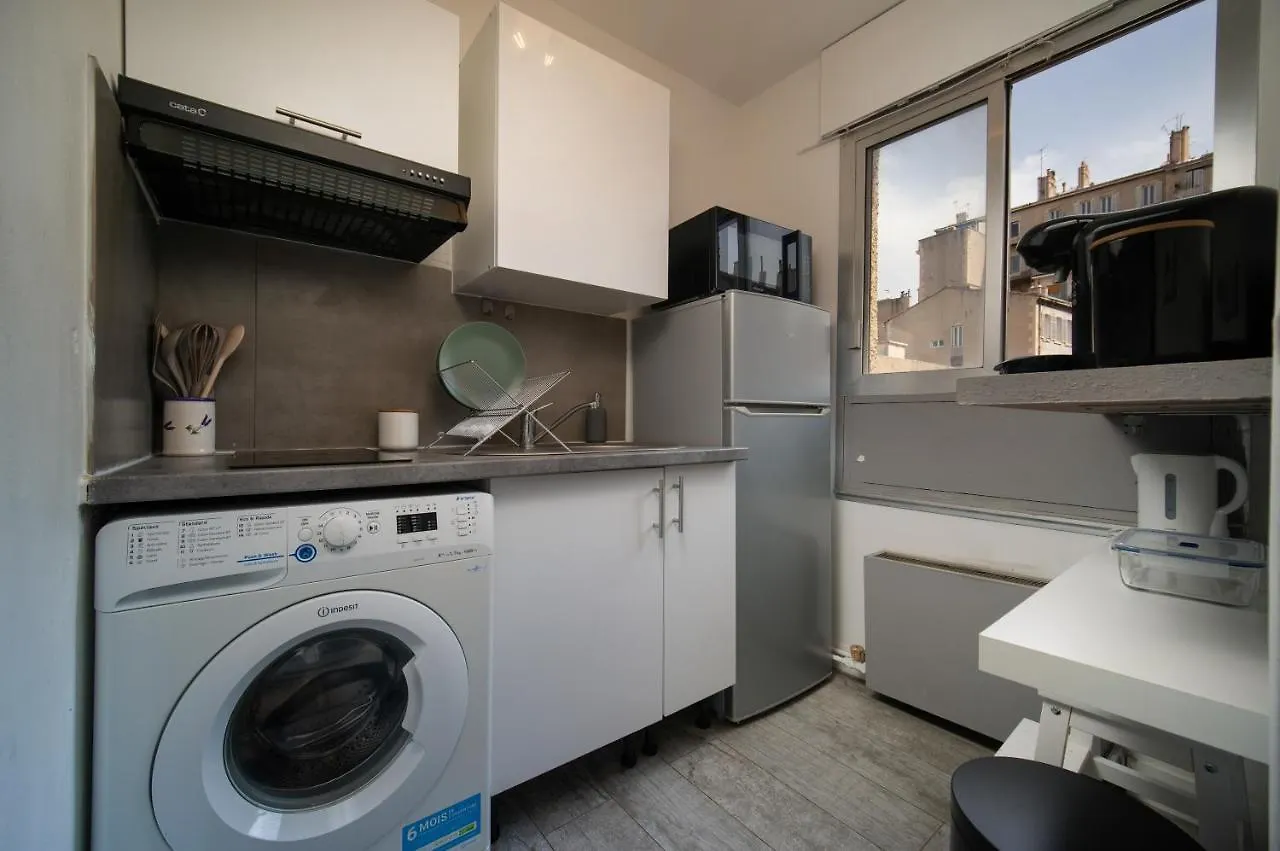 Appartement Terrasse Vieux Port Cour Julien Marseille 0*,  Francie